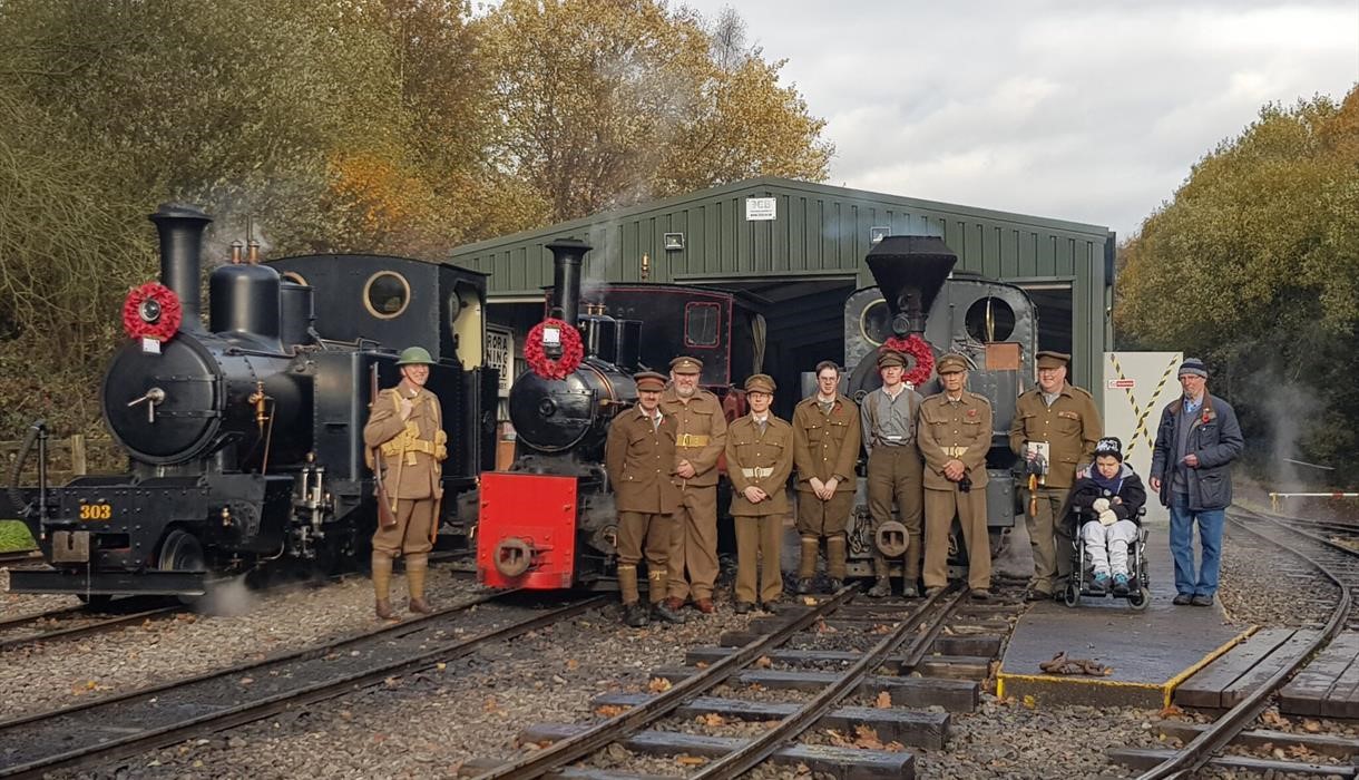 Military Trains at Apedale Valley Light Railway